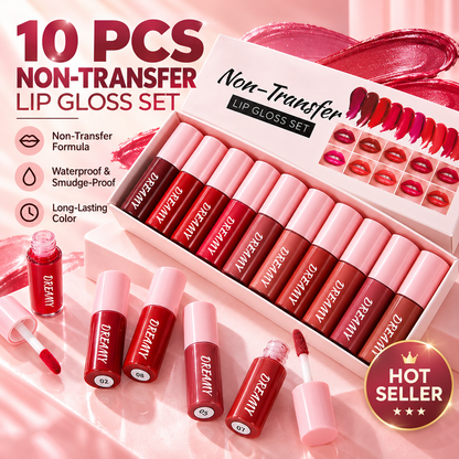 💋 The Dreamy 10-Shade Lip Wardrobe | Non-Transfer Gloss Collection  ✨