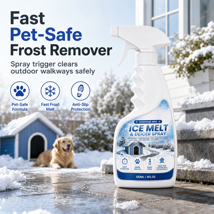 ❄️ Instantly Melt Ice & Snow: Outdoor De-Icing & Snow Melting Spray 🚀
