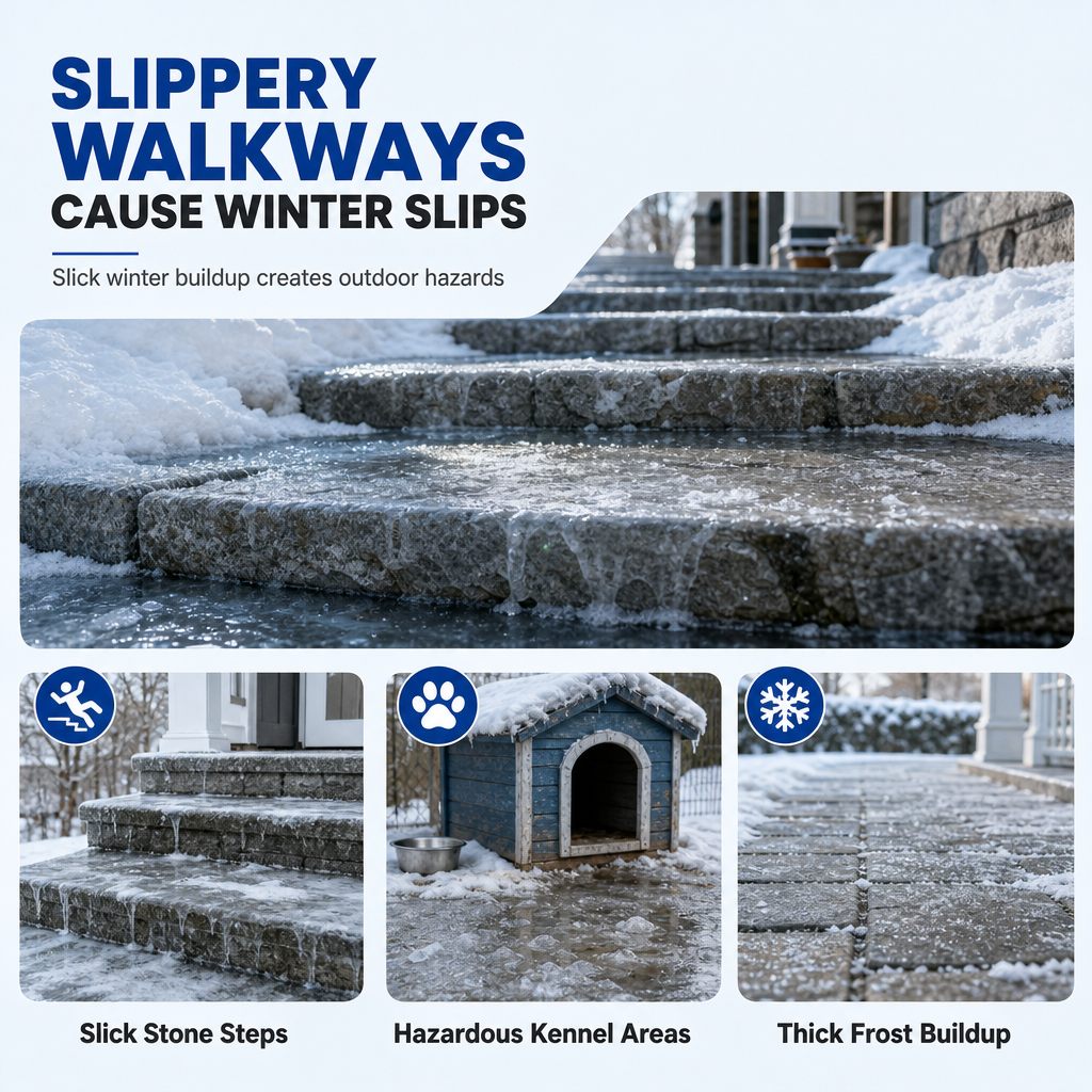 ❄️ Instantly Melt Ice & Snow: Outdoor De-Icing & Snow Melting Spray 🚀